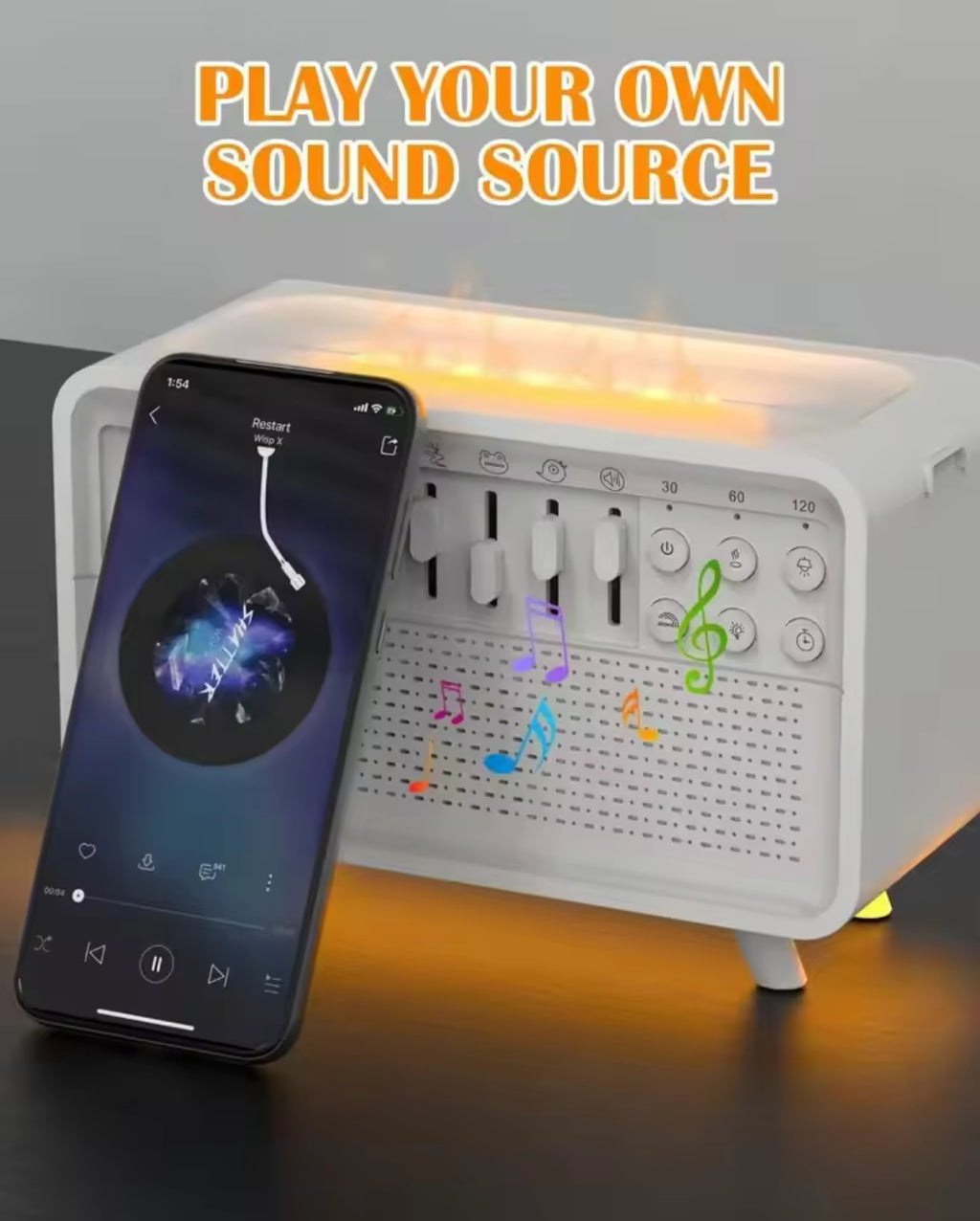 White Diffuser Machine with Sounds