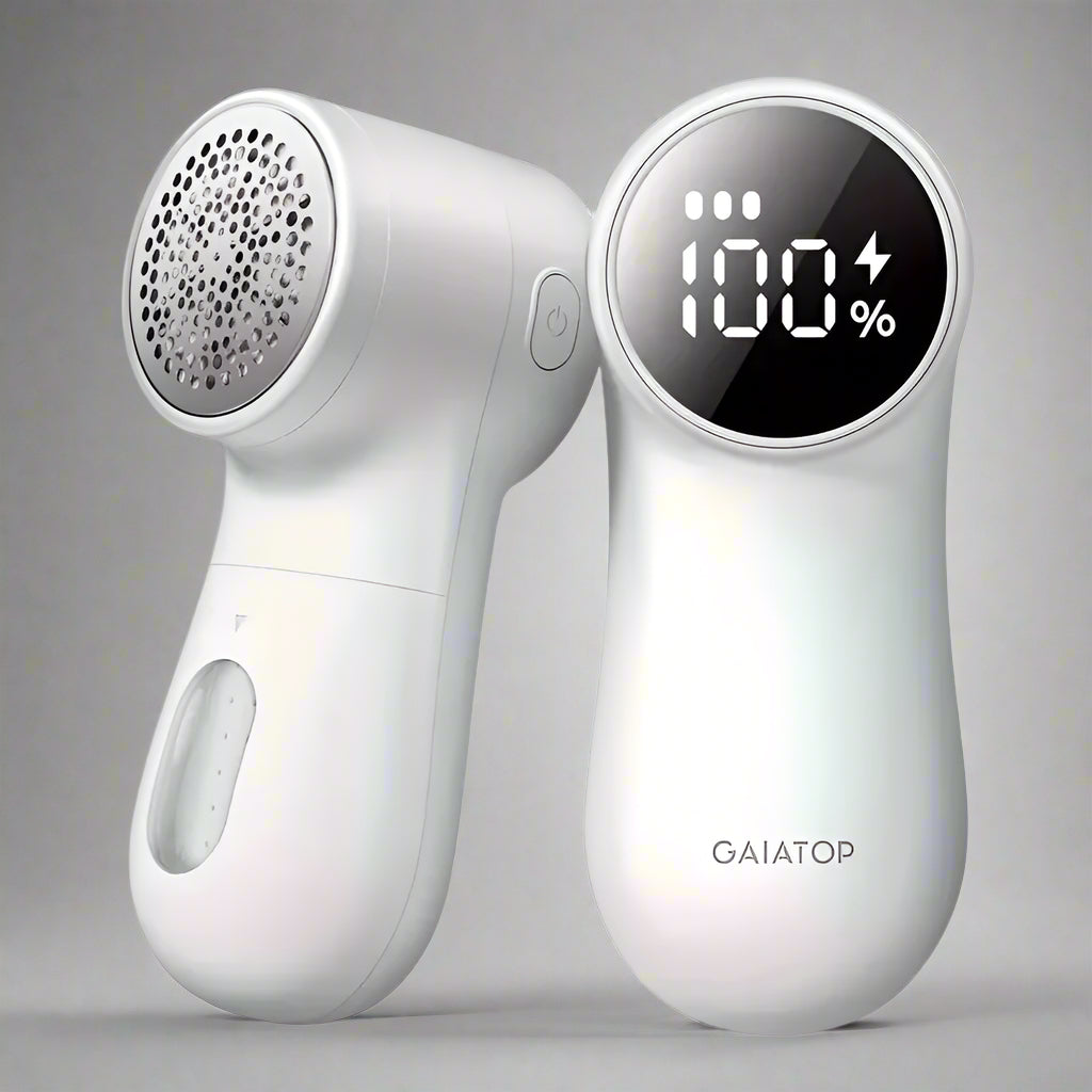 GAIATOP Rechargeable Fabric Shaver, Intelligent Digital Display Ball Remover, Manually Operated Sweater Hair Remover, USB