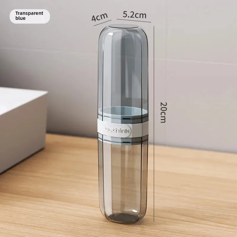 1PC Toothbrush Travel Containers Transparent Portable Toothbrush Case Outdoor/Business Trip/Travel Acessories