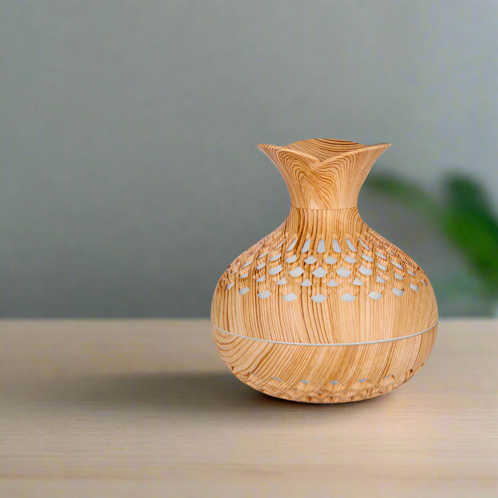 Wood Grain Humidifier 300Ml USB Aroma Diffuser Atomizer USB Household Humidifier Hydrating Instrument Desktop Humidifier